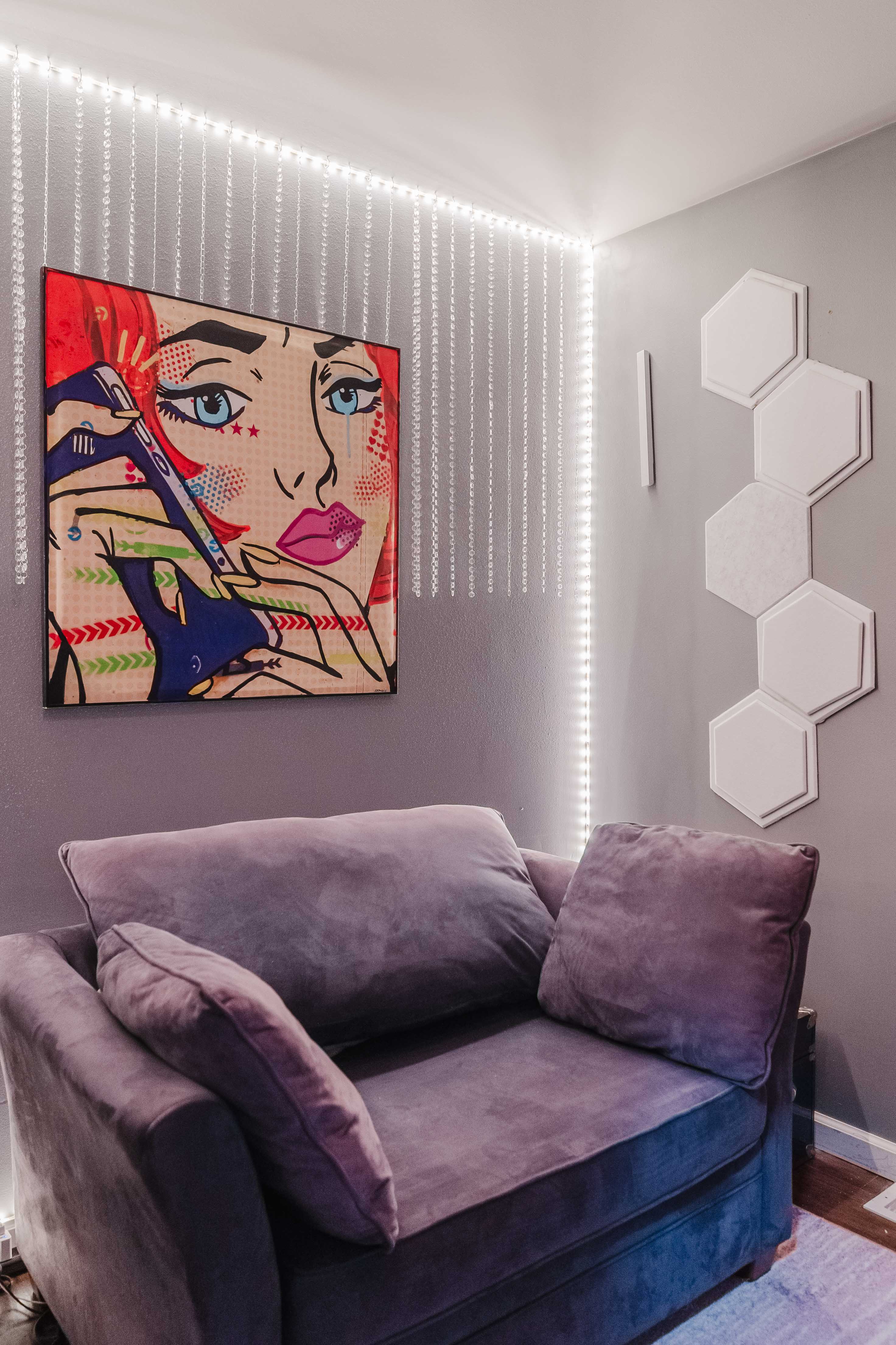 Private dressing room